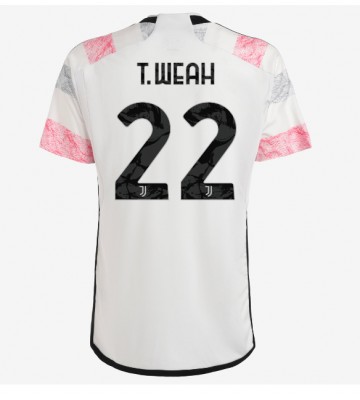 Juventus Timothy Weah #22 Koszulka Wyjazdowych 2023-24 Krótki Rękaw